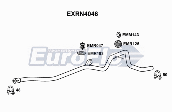 Exhaust Pipe (EXRN4046)