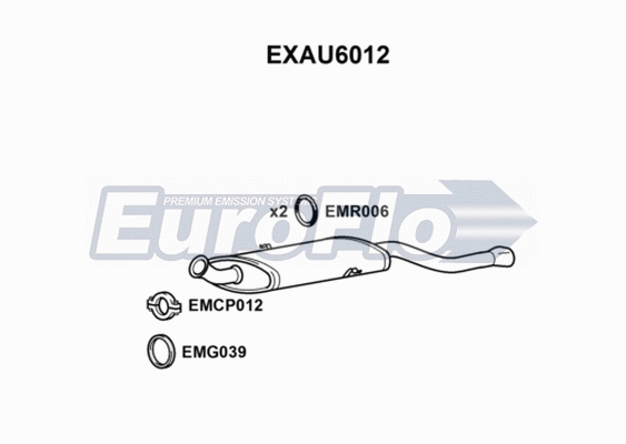Rear Muffler (EXAU6012)