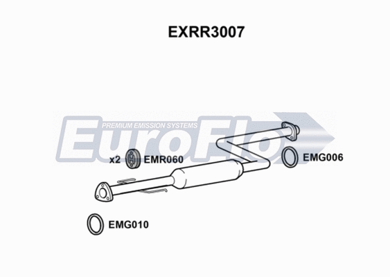 Centre Muffler (EXRR3007)