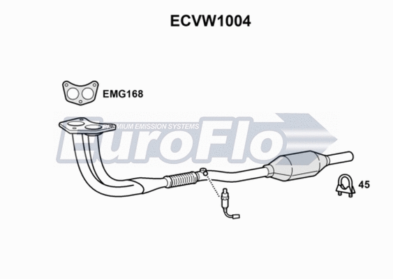 Catalytic Converter (ECVW1004)
