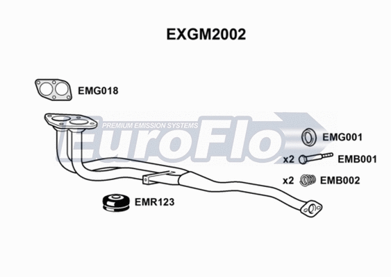 Exhaust Pipe (EXGM2002)