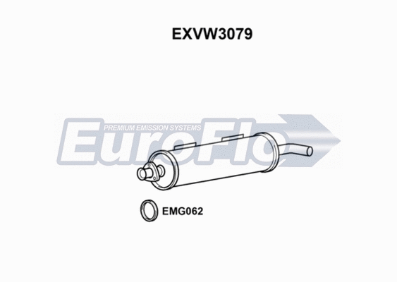 Centre Muffler (EXVW3079)