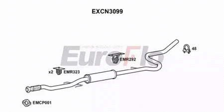 Centre Muffler (EXCN3099)