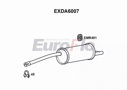 Rear Muffler (EXDA6007)