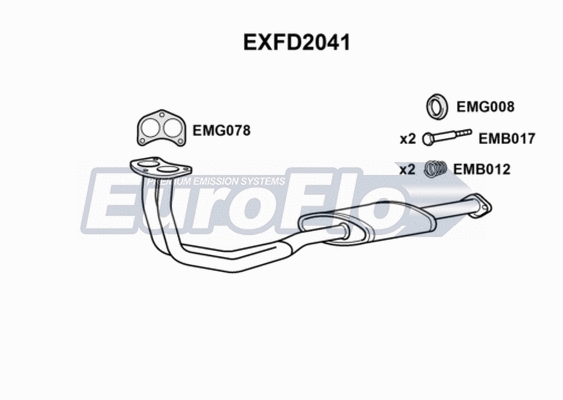 Exhaust Pipe (EXFD2041)
