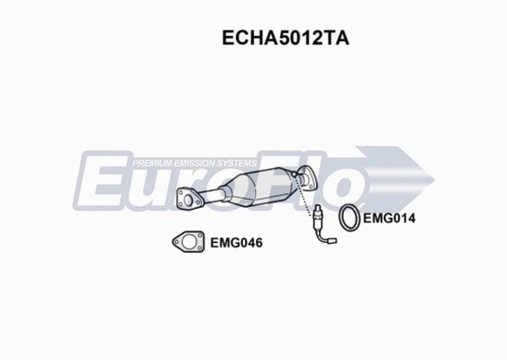 Catalytic Converter (ECHA5012TA)