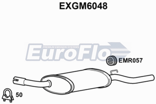 Rear Muffler (EXGM6048)