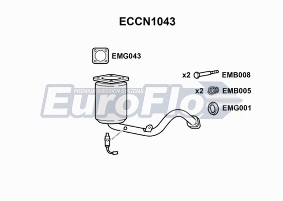 Catalytic Converter (ECCN1043)