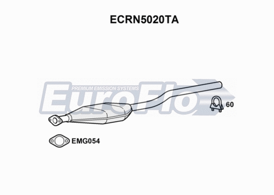 Catalytic Converter (ECRN5020TA)