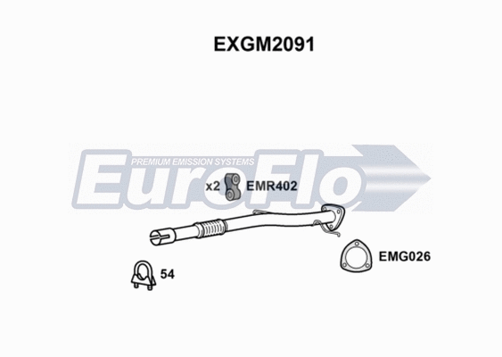 Exhaust Pipe (EXGM2091)
