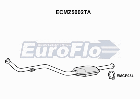 Catalytic Converter (ECMZ5002TA)