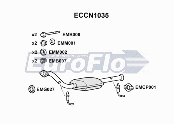 Catalytic Converter (ECCN1035)