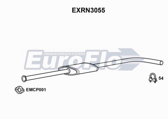 Centre Muffler (EXRN3055)