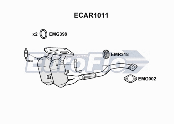 Catalytic Converter (ECAR1011)