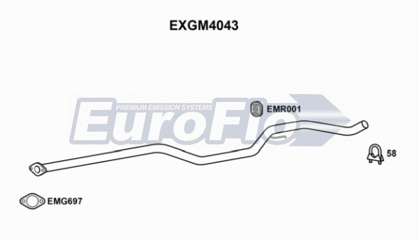 Exhaust Pipe (EXGM4043)