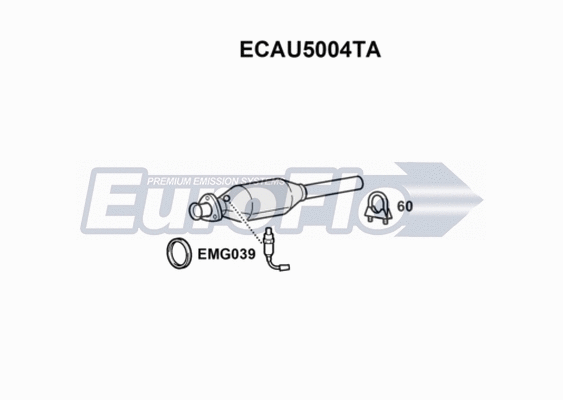 Catalytic Converter (ECAU5004TA)
