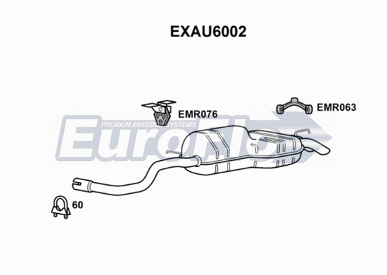 Rear Muffler (EXAU6002)