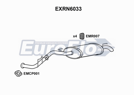 Rear Muffler (EXRN6033)