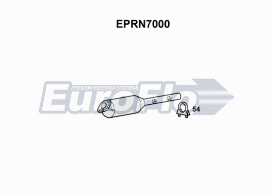 Soot/Particulate Filter, exhaust system (EPRN7000)