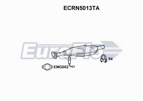 Catalytic Converter (ECRN5013TA)