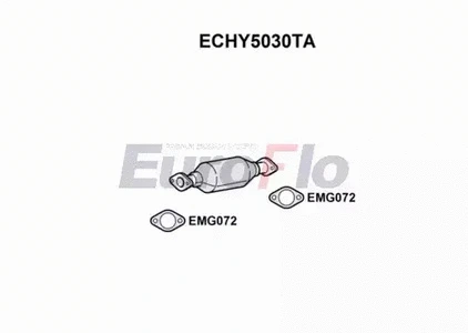 Catalytic Converter (ECHY5030TA)