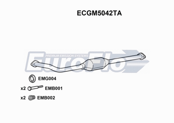 Catalytic Converter (ECGM5042TA)