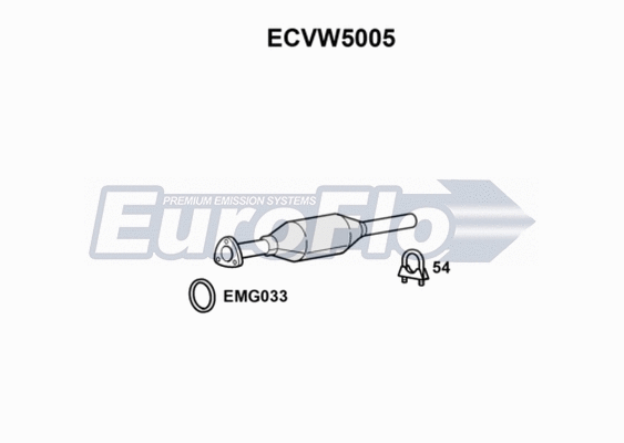 Catalytic Converter (ECVW5005)