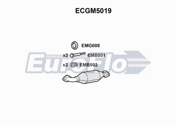Catalytic Converter (ECGM5019)