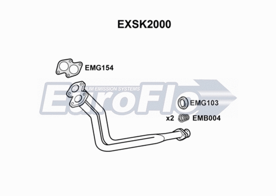 Exhaust Pipe (EXSK2000)