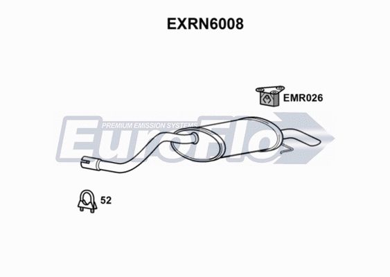 Rear Muffler (EXRN6008)