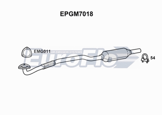 Soot/Particulate Filter, exhaust system (EPGM7018)