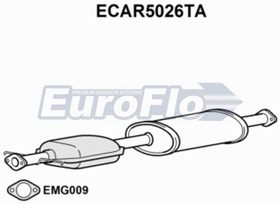 Catalytic Converter (ECAR5026TA)