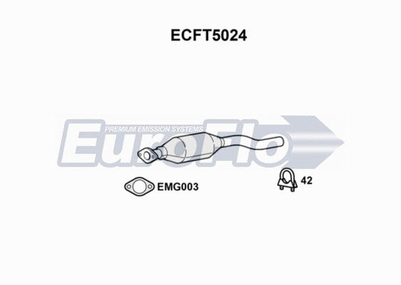 Catalytic Converter (ECFT5024)