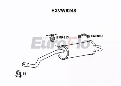 Rear Muffler (EXVW6248)