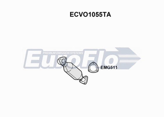 Catalytic Converter (ECVO1055TA)