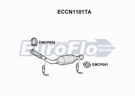 Catalytic Converter (ECCN1101TA)