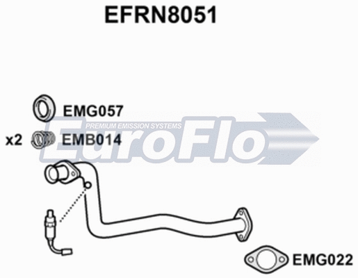 Exhaust Pipe (EFRN8051)