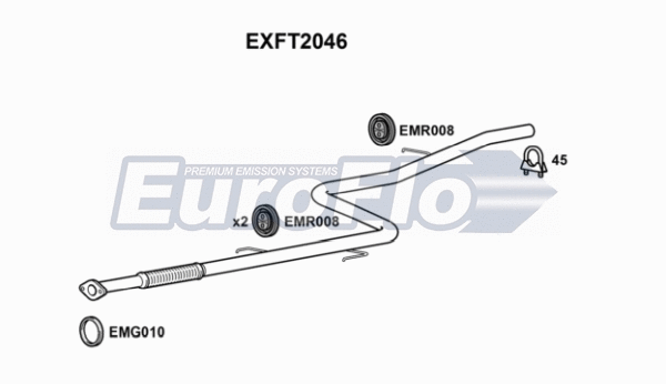 Exhaust Pipe (EXFT2046)