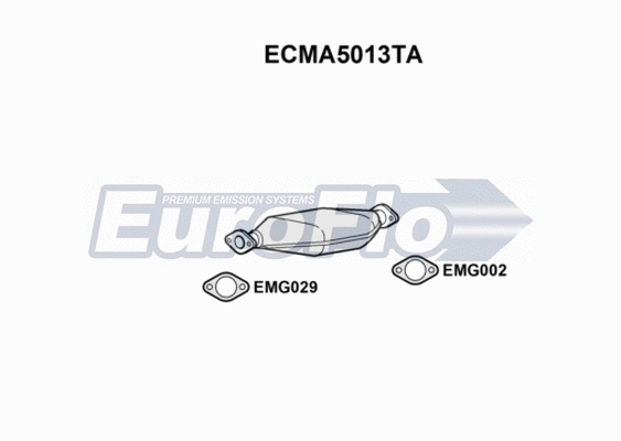 Catalytic Converter (ECMA5013TA)
