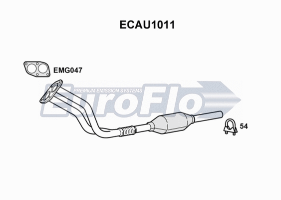 Catalytic Converter (ECAU1011)