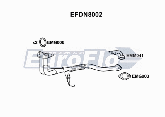 Exhaust Pipe (EFDN8002)