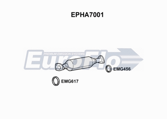 Soot/Particulate Filter, exhaust system (EPHA7001)