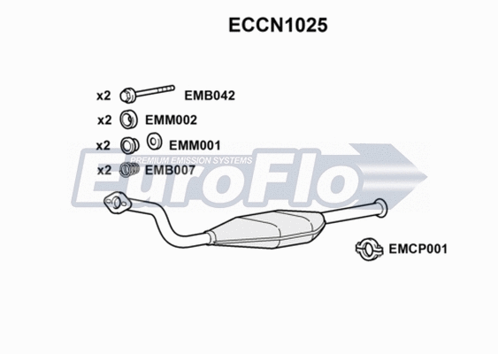Catalytic Converter (ECCN1025)