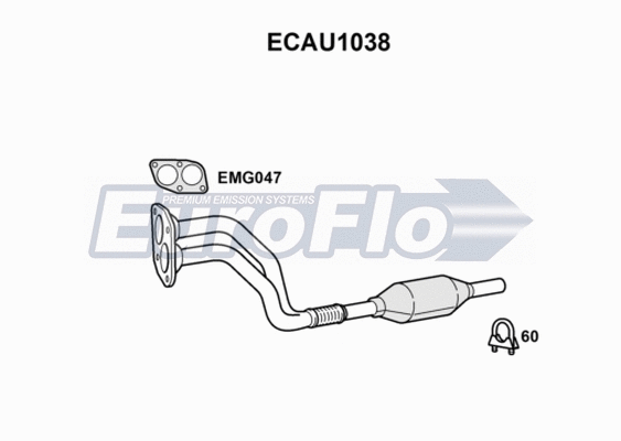 Catalytic Converter (ECAU1038)