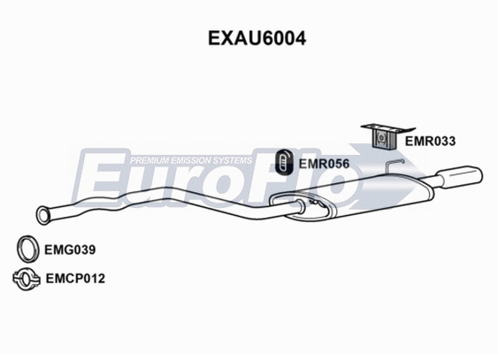 Rear Muffler (EXAU6004)