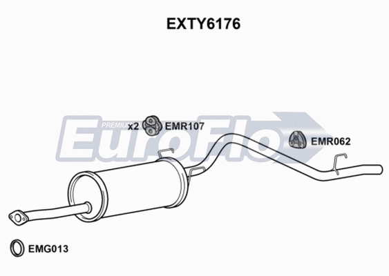 Rear Muffler (EXTY6176)
