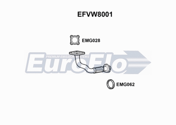 Exhaust Pipe (EFVW8001)