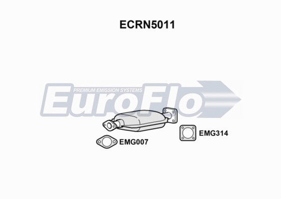 Catalytic Converter (ECRN5011)