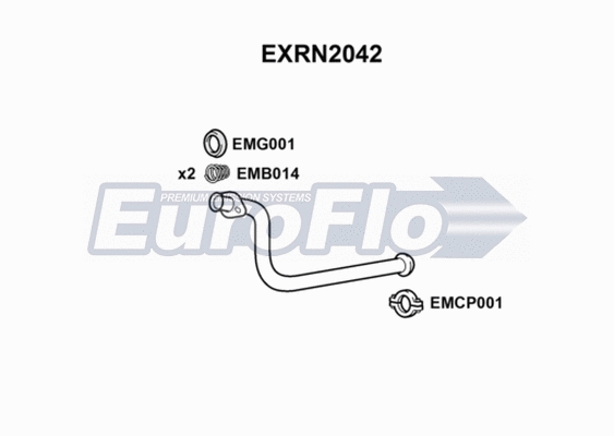 Exhaust Pipe (EXRN2042)