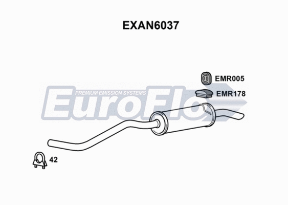 Rear Muffler (EXAN6037)